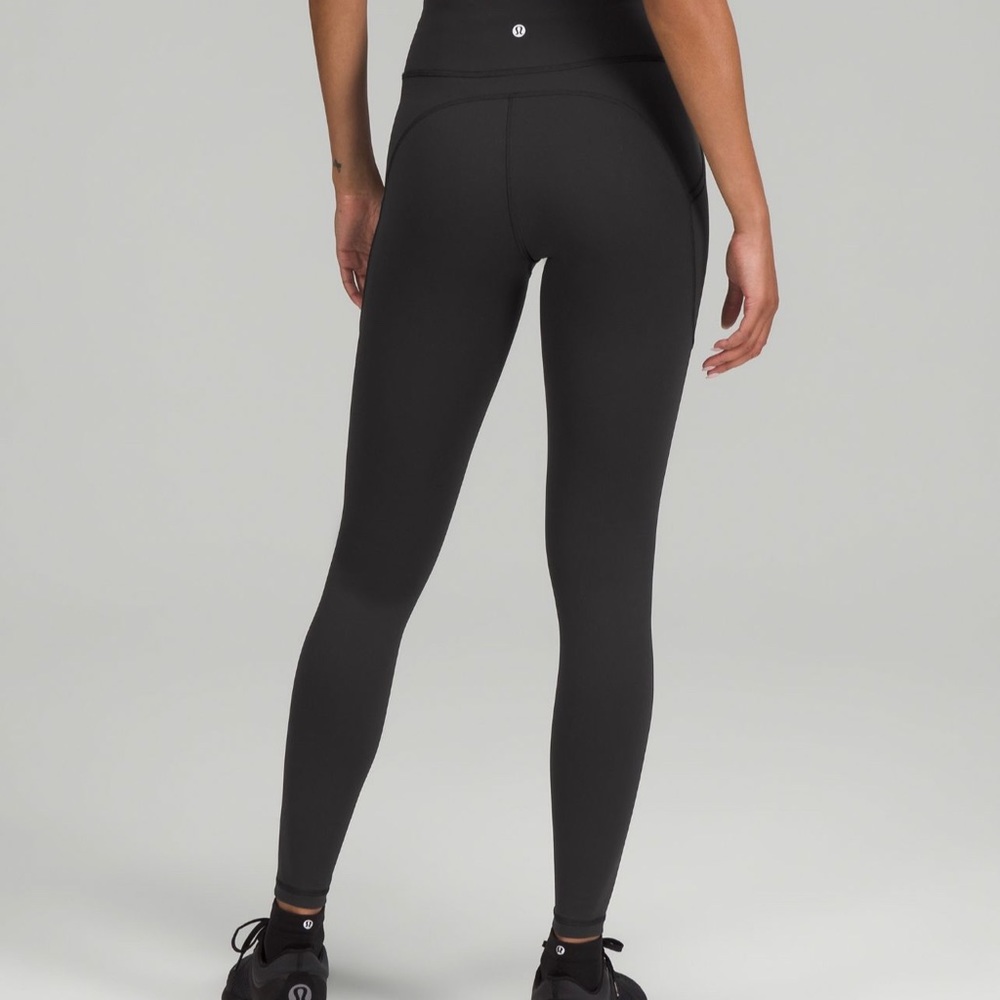 Black Invigorate Lululemon Leggings